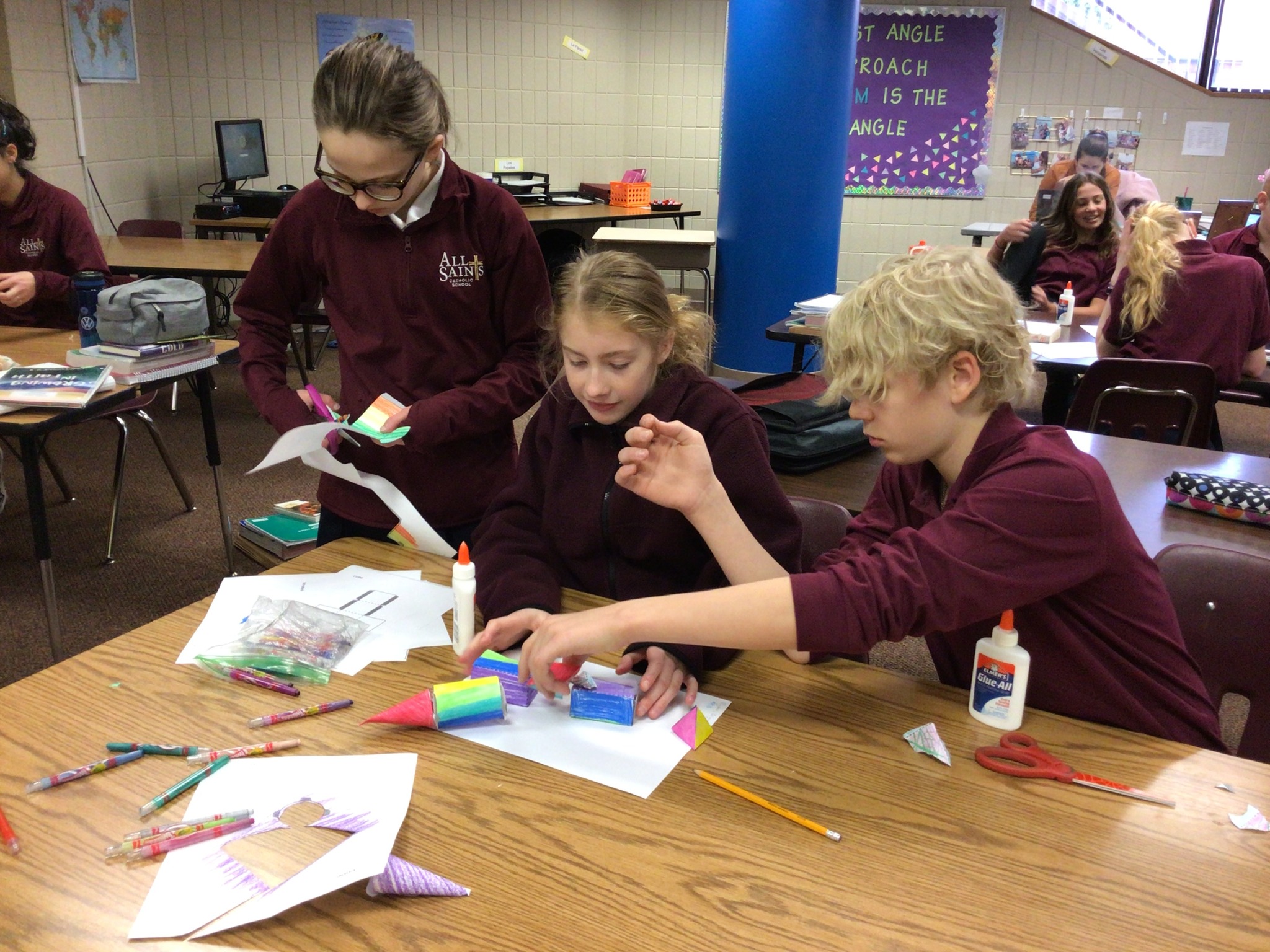 The 6th graders used their... - All Saints Catholic School | Facebook