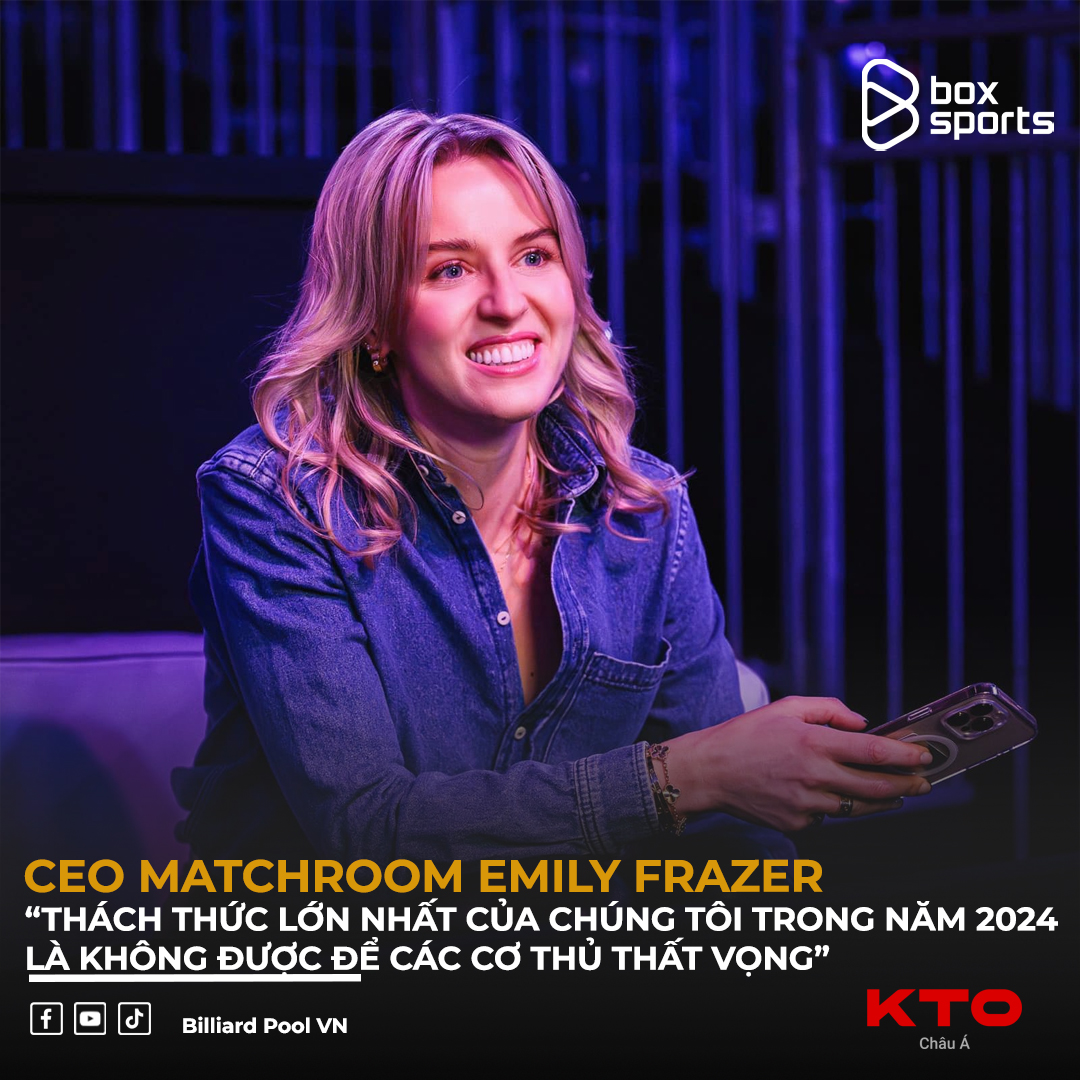 EMILY FRAZER CÙNG ĐỘI NGŨ ĐANG THỂ HIỆN... - Billiard Pool VN