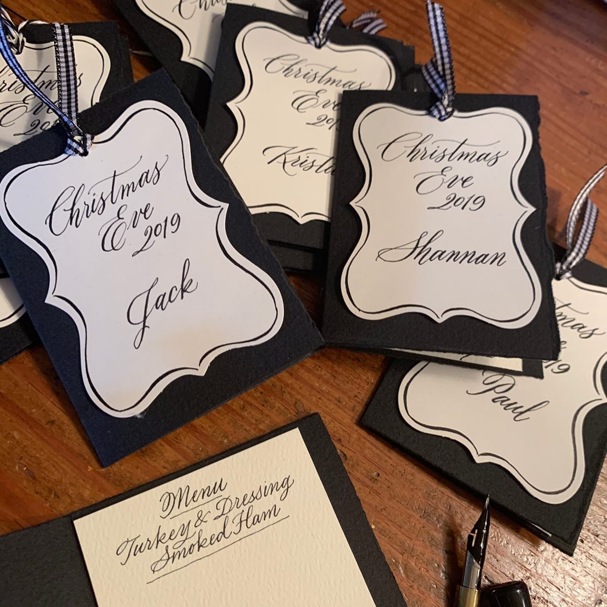 My yearly project for our big... - Paperglaze Calligraphy