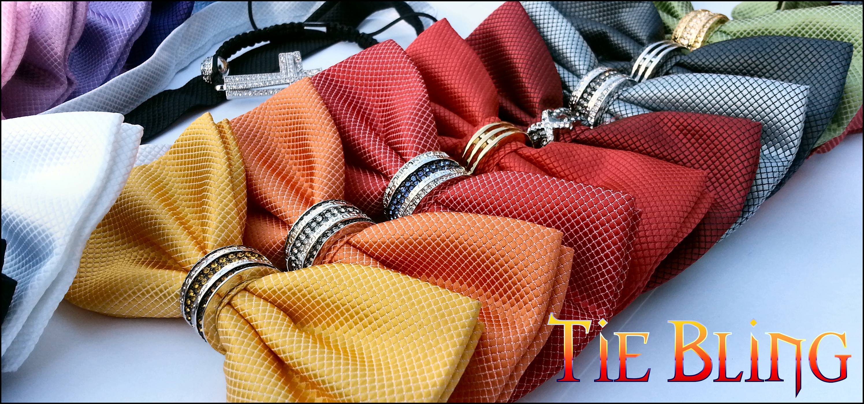 Tie Bling - Yes we also have tie rings for bow ties! Don't miss our end ...