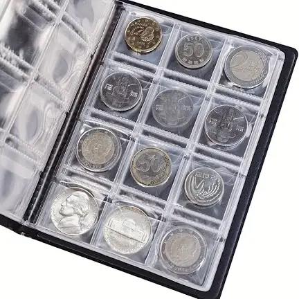 Classeur monnaies pour le rangement de pièces de différents diamètres