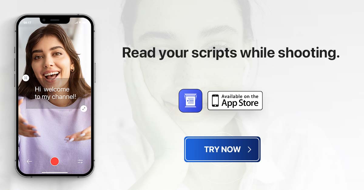 Teleprompter Text & Word Timer