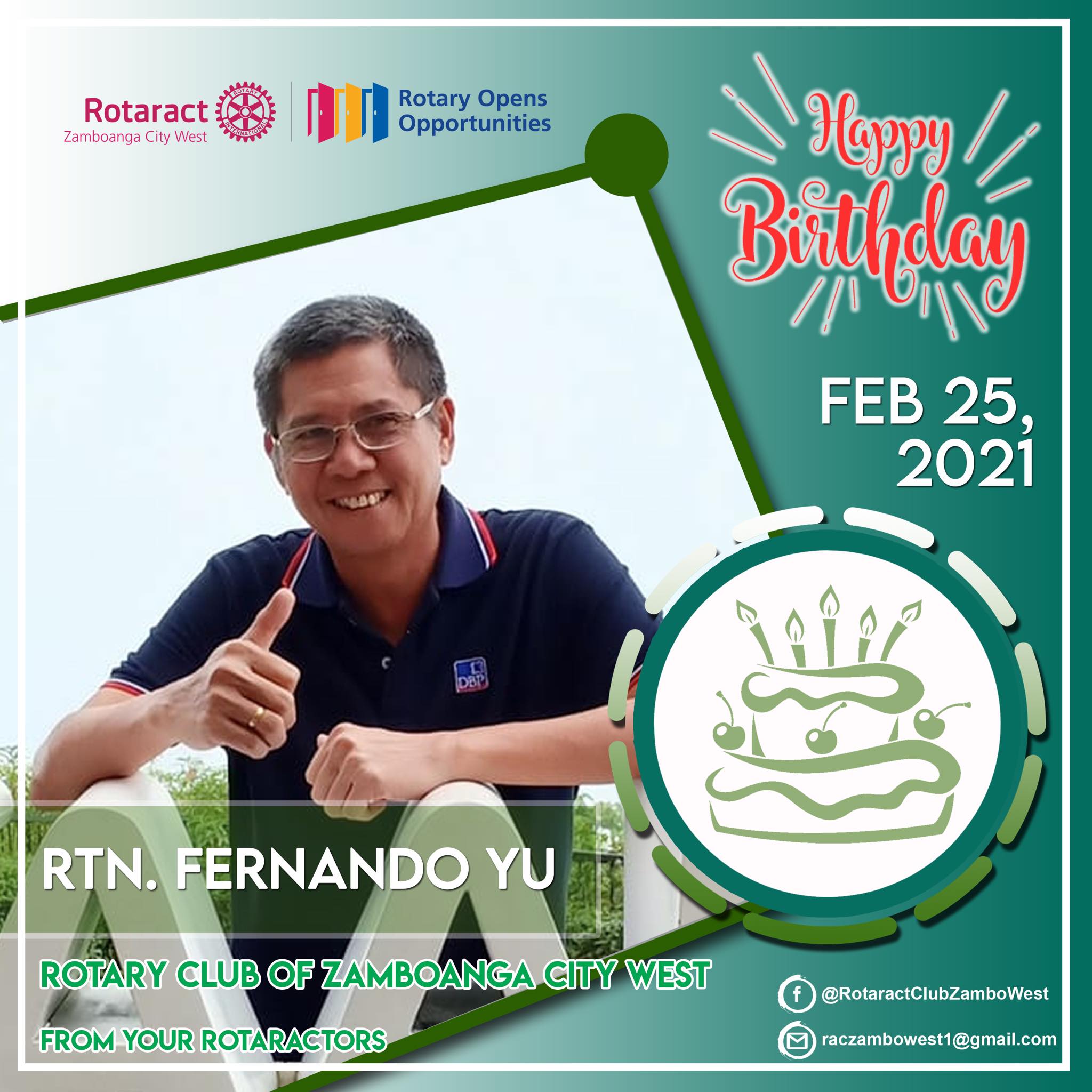 Happy Birthday to... - Rotaract Club of Zamboanga City West | Facebook