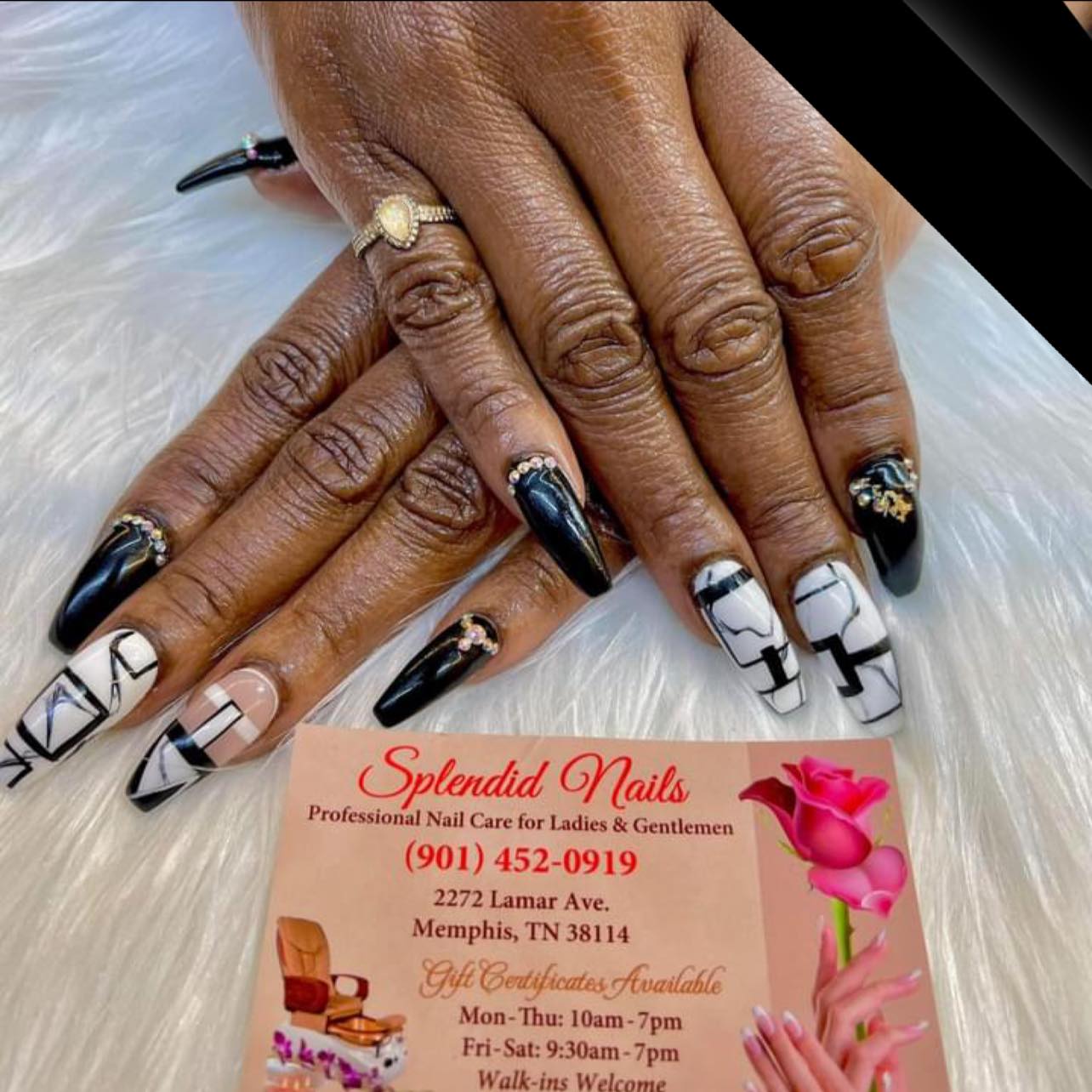 Getting ready for Halloween with some detailed hand-painted nail art ...