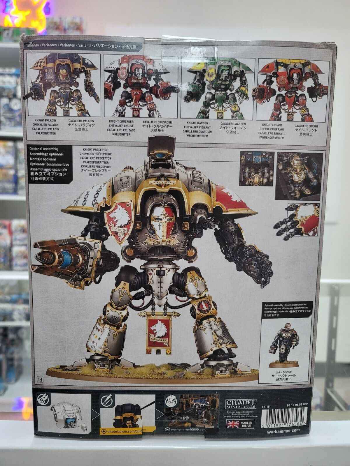 Games workshop giochi strategici di miniature imperial knights cavaliere dominus / valiant / castellan | L'Antro Dell'Orco
