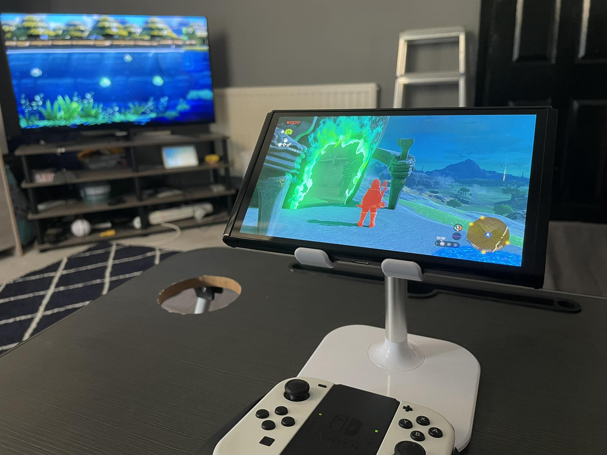 I upgraded from the Switch Lite to the Switch OLED model