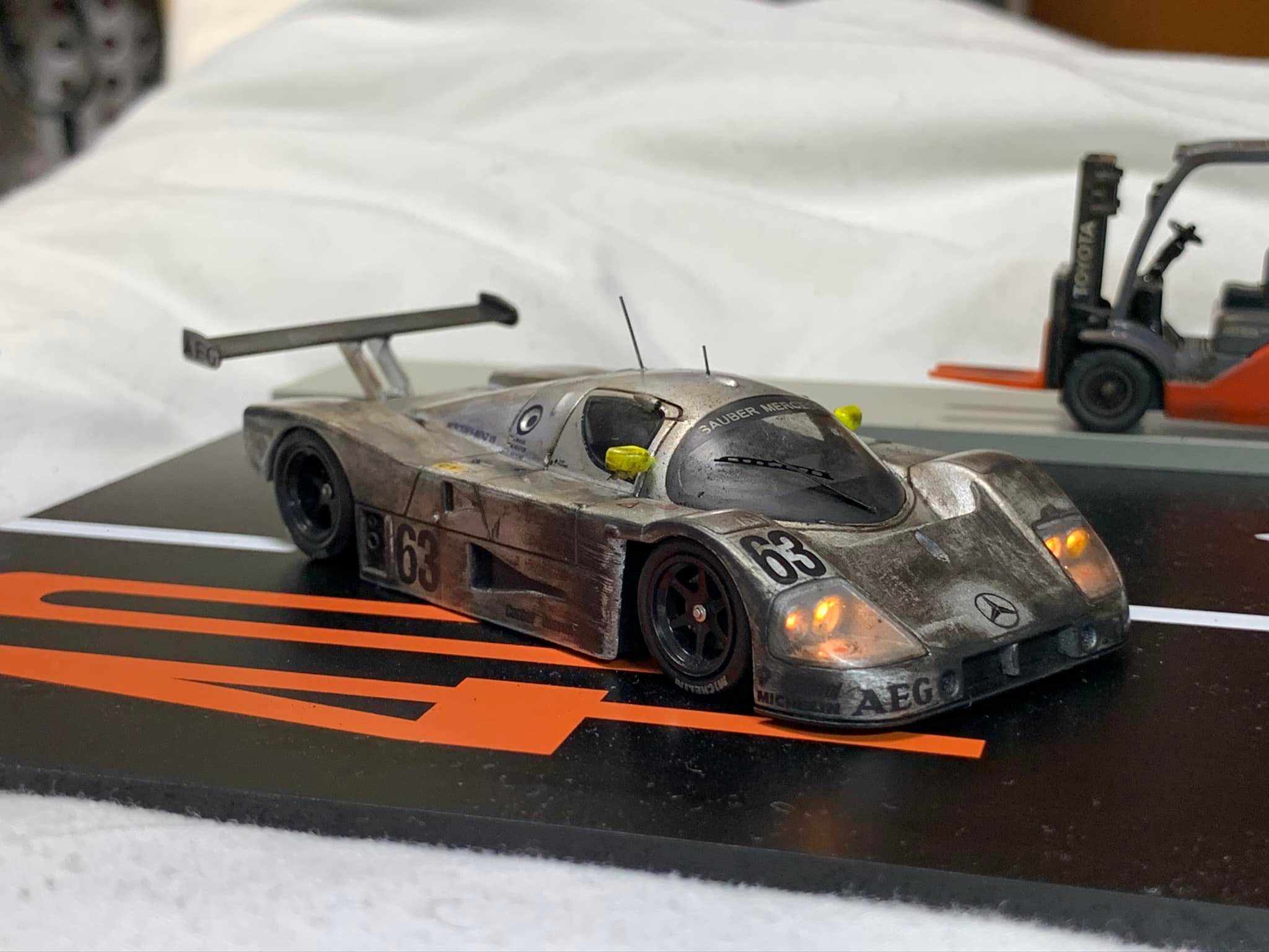 1/43 HPI-Racing 1989 Sauber Mercedes C9 test car