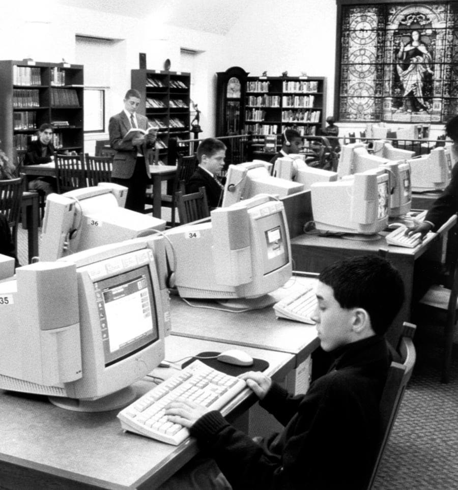 Church - #tbt Flashback to the Library (now known as the Upper Learning ...