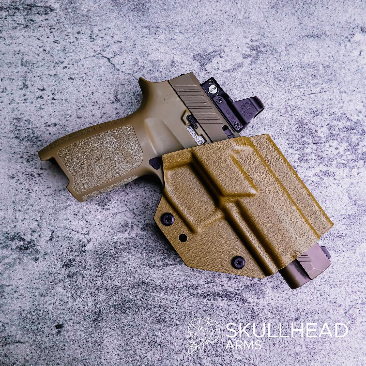 Skullhead Arms IWB Holster For Glock With TLR-7 SUB Light - Right Or Left Hand, Multiple Colors 4 thumbnail image