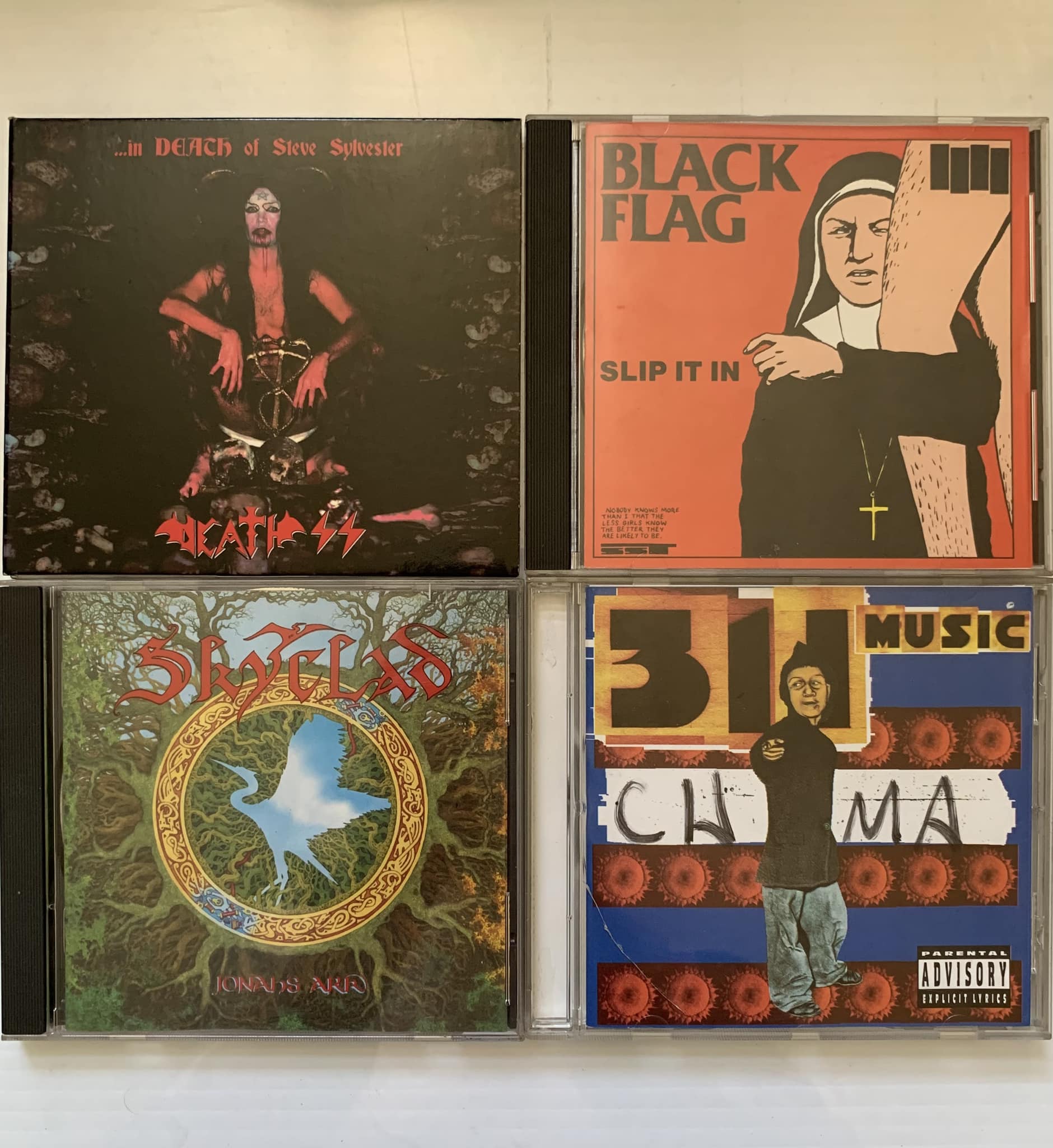 ECLECTIC & LEFTFIELD ALBUMS ? ? ? Death SS, Black Flag, Skyclad 