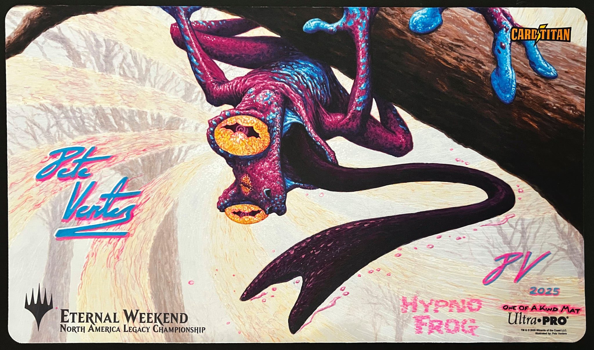 Altered psychic frog play mats for auction | New York