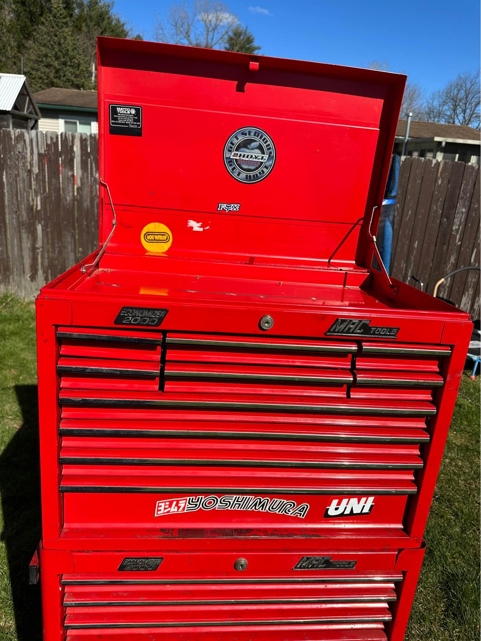 Mac Tools Economizer 2000 Top and Bottom Toolbox Set - Tool Boxes 