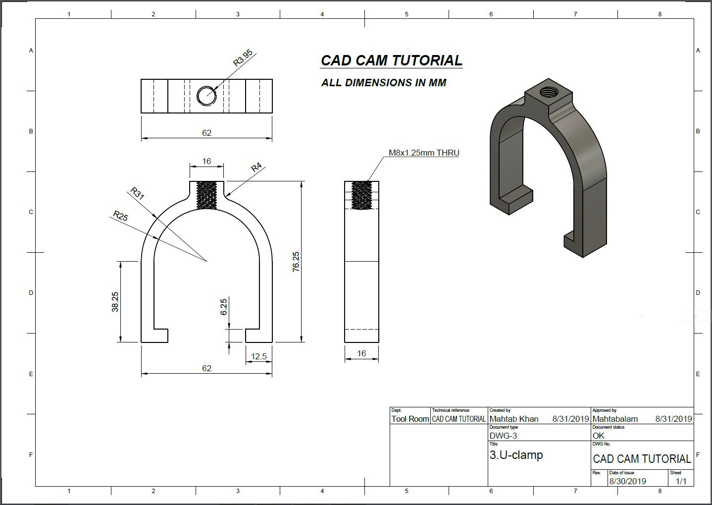 CAD CAM Tutorial By... - CAD CAM Tutorial By Mahtabalam