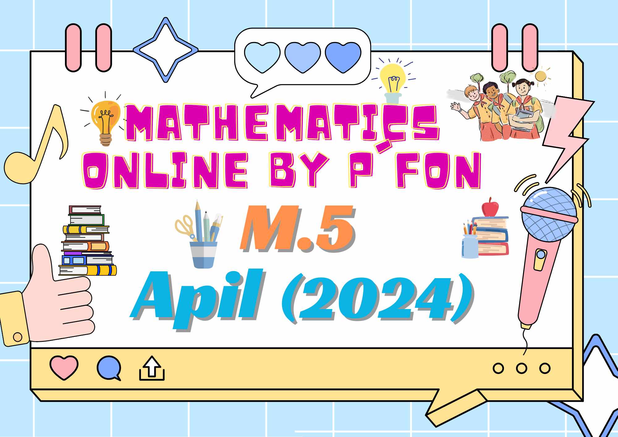 Mathematics Online By P'Fon M.5 (Apil 2024) | Facebook