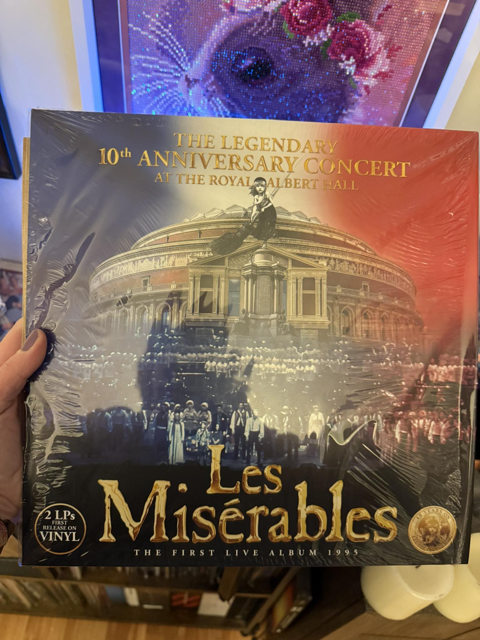 Les Miserables 10th anniversary concert on vinyl
