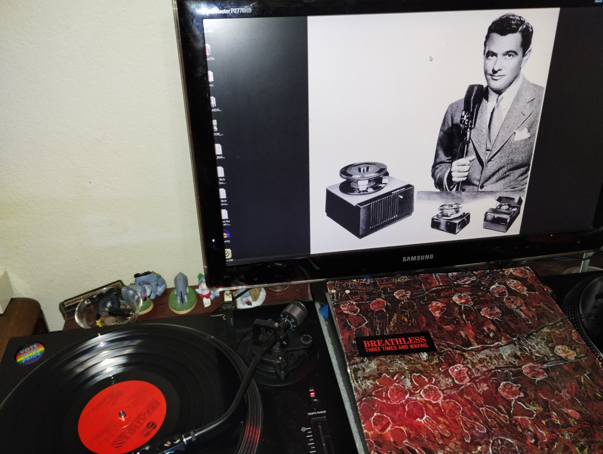Breathless - Three Times And Waving Tenor Vossa records US issue 