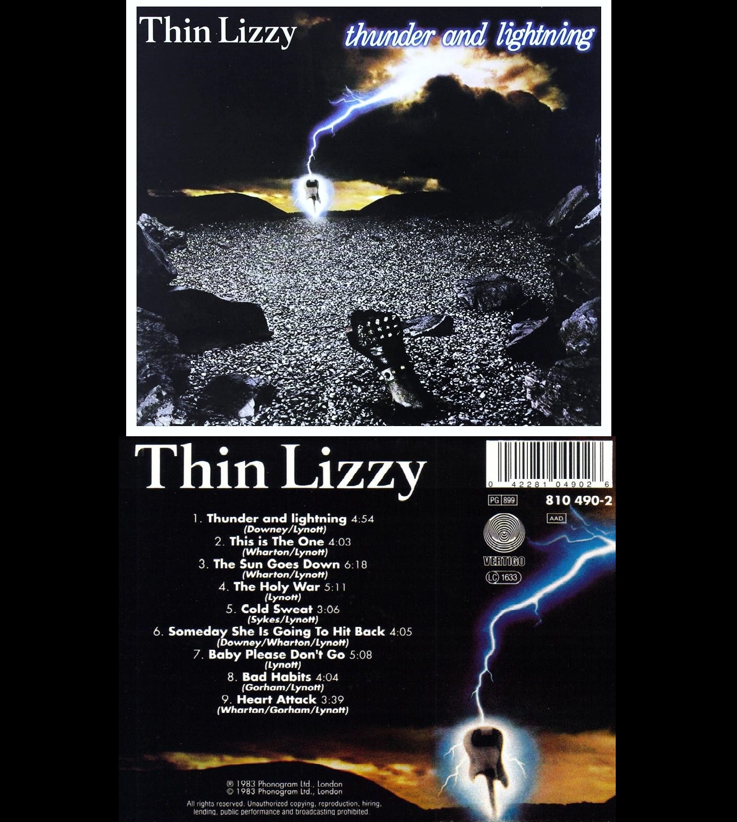Thin Lizzy's heaviest album released March 4 1983