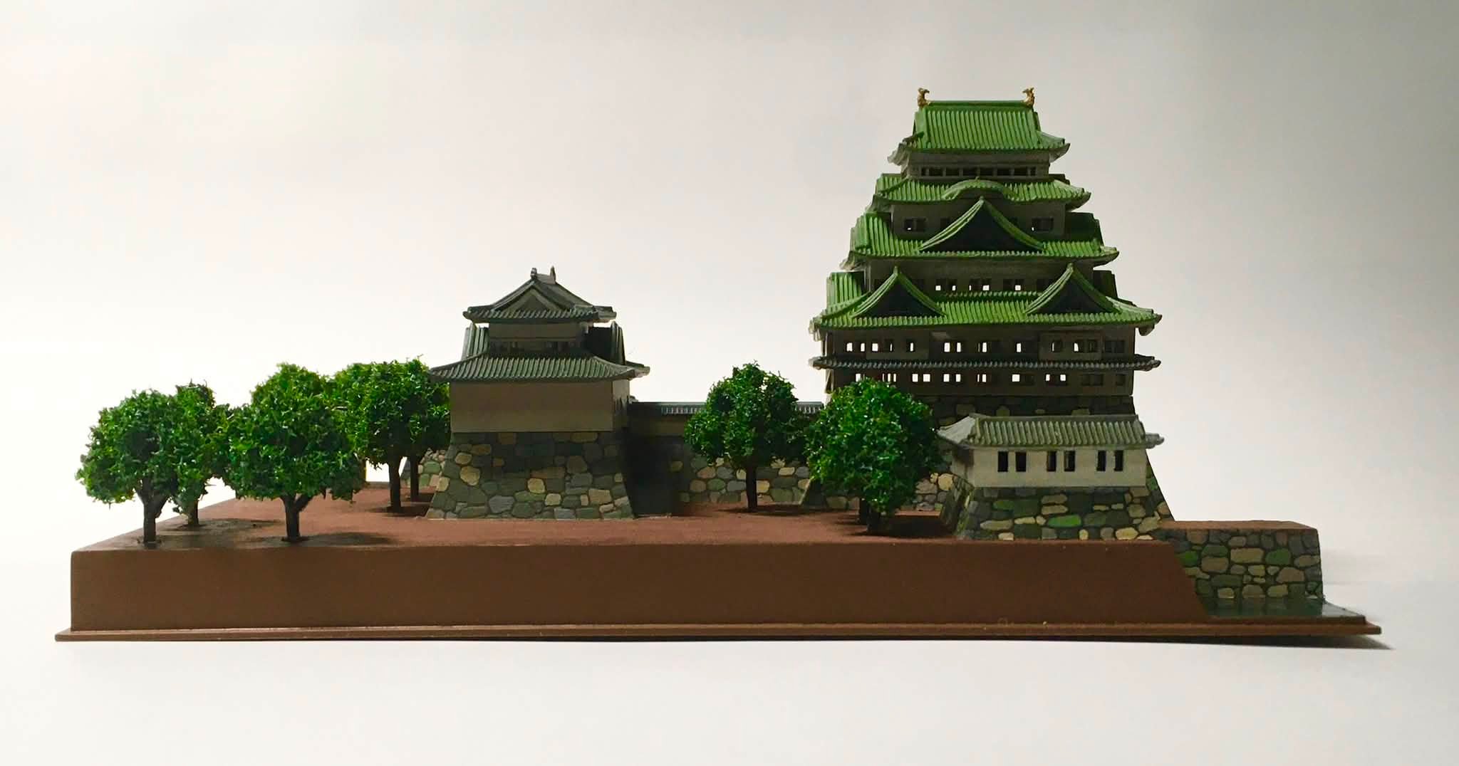 名古屋城のプラモデル。