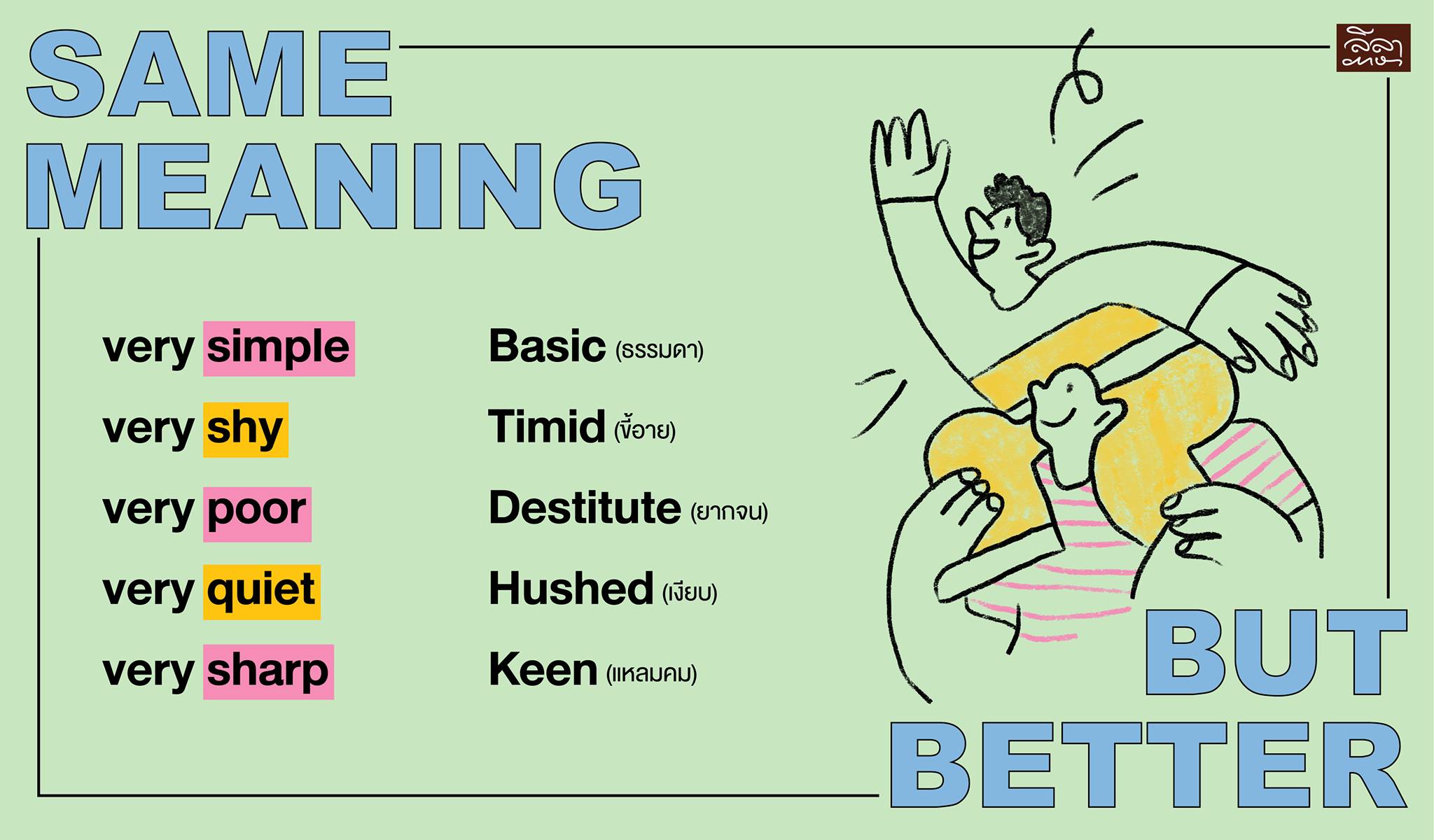 ลีลาภาษา - นำเสนอซีรี่ส์ความรู้ชุดใหม่กับ... “SAME MEANING...