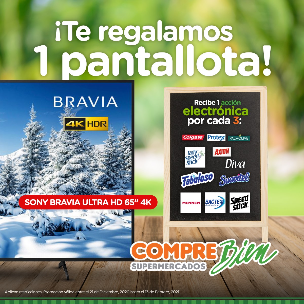 📺 ¡Te regalamos 1 pantallota!... - Supermercados Compre Bien | Facebook
