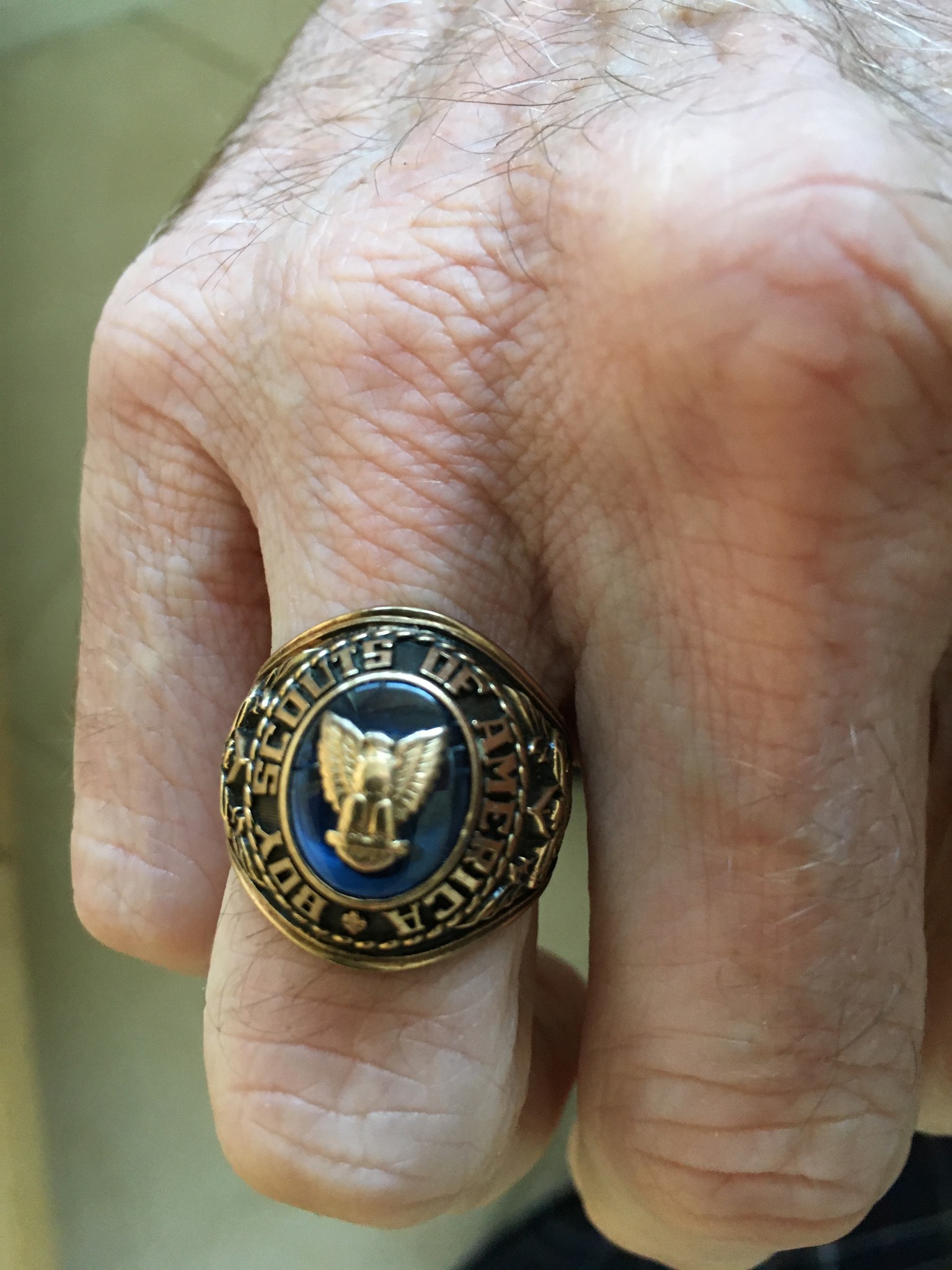 Eagle Scout ring from 1973 ceremony