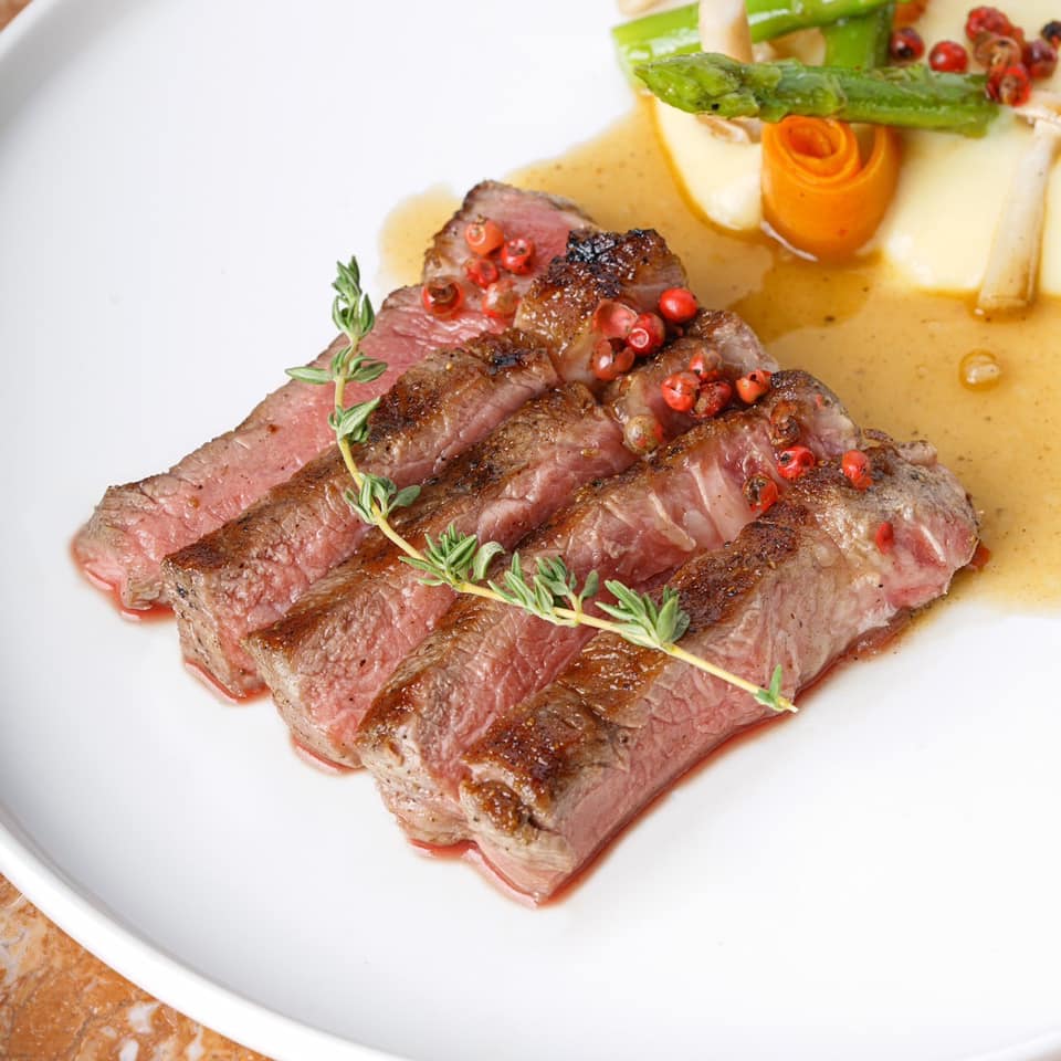 conti.bkk - Jacob Creek's rib-eye with shimeji mushroom,... | Facebook
