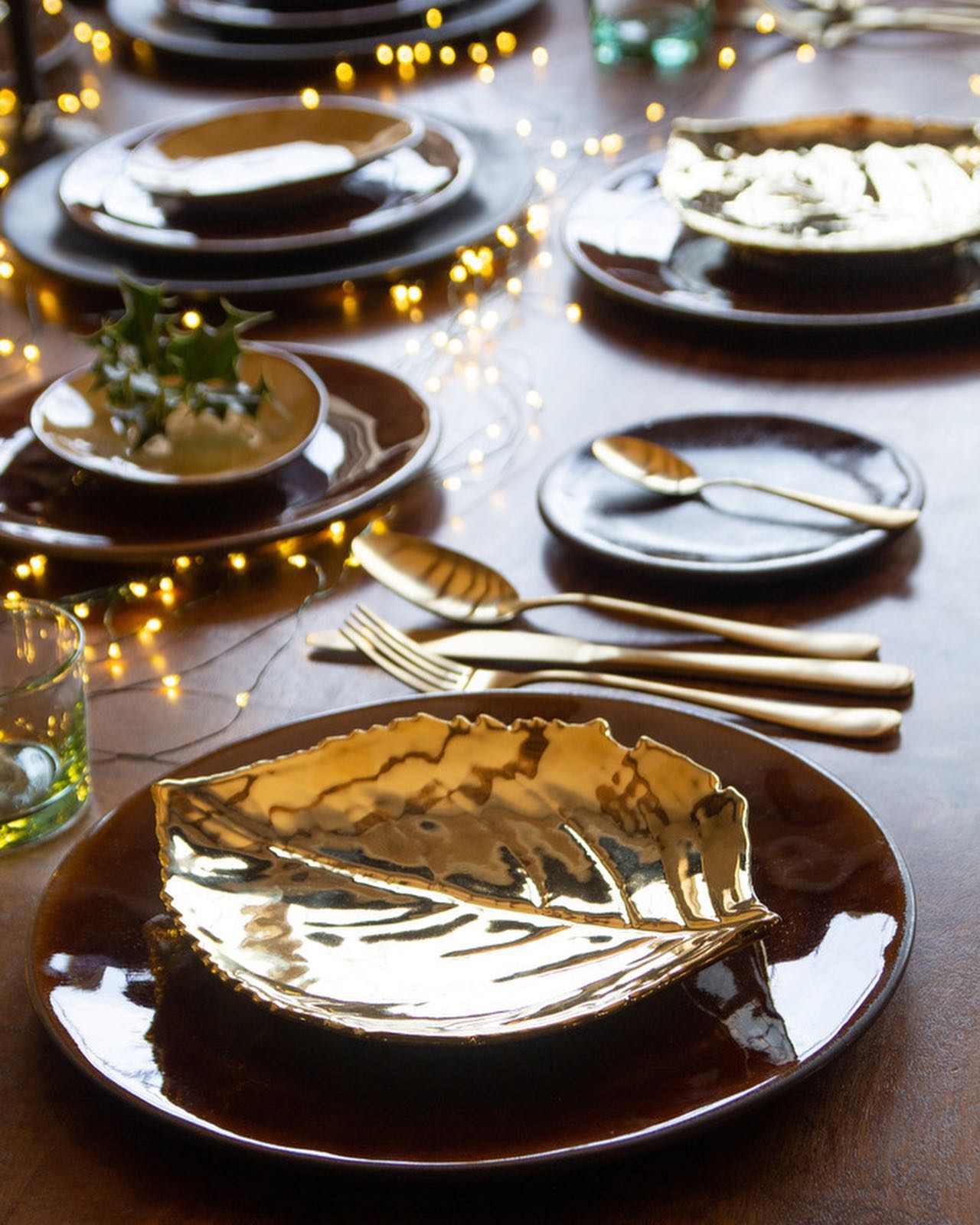 On The 23rd Day Of Advent Our 22-piece dinner set is painted