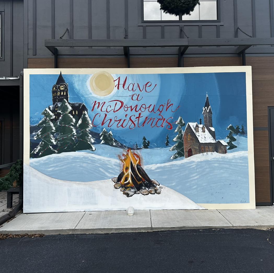 Building 140 - 🎄 ️ Our community photo backdrop is...