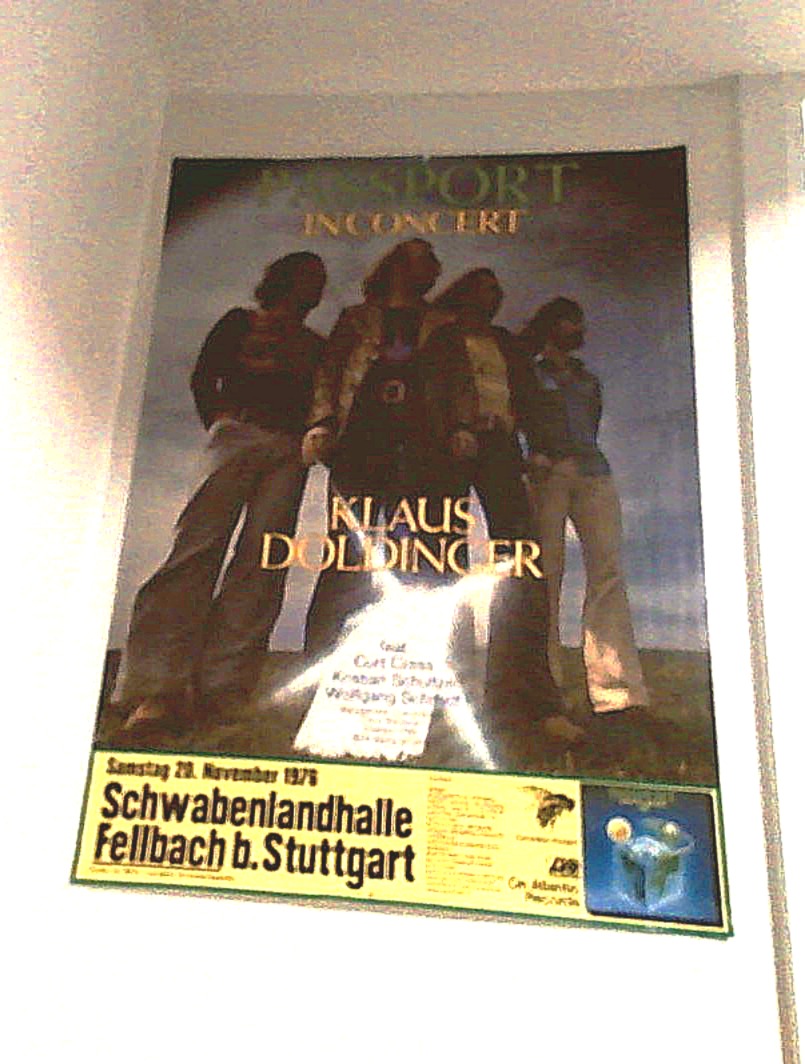 King Crimson, Dusseldorf, Germany concert poster, 1973