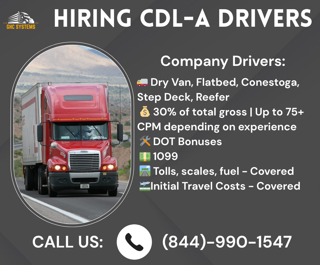 CDL A DRIVERS STEP-DECK, CONESTOGA, REFEERS, RGN, FLATBED USA ONLY | 👉 ...