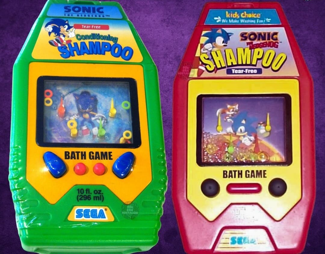 REMEMBER WHEN SHAMPOOS HAD BUILT IN GAMES?
