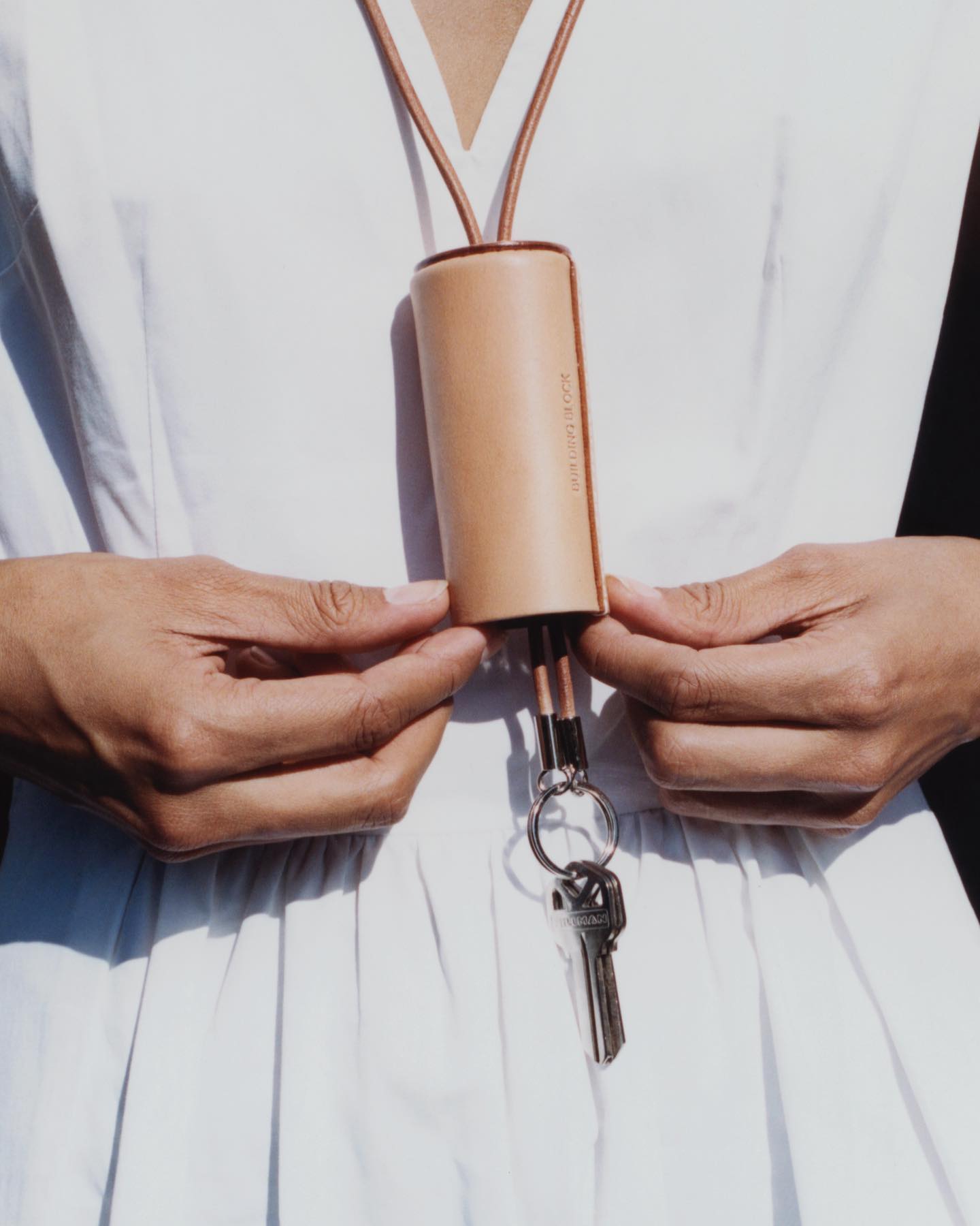 BUILDING BLOCK CYLINDER KEY LANYARD | ヤマダウェブコム