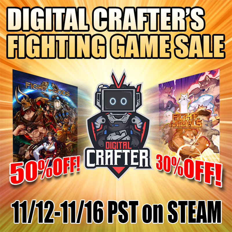 Digital Crafter The Steam Fighting Game Sale Is Here It S A Great Chance To Drag Your Friend Into Digital Crafter Fighting Games Steam 格闘ゲームセール はこちら 友達を格ゲーに引き込む絶好のチャンス Fight Of Animals 30 Off Include Dlc