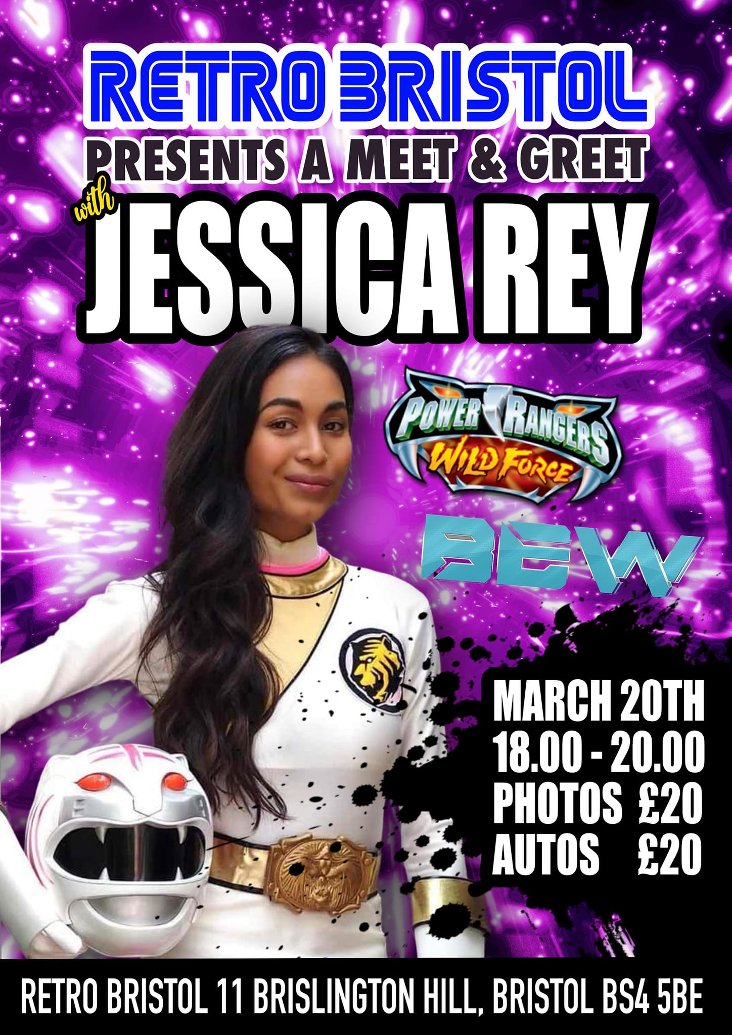 RETRO bristol - POWER RANGERS WILD FORCE JESSICA REY IN...