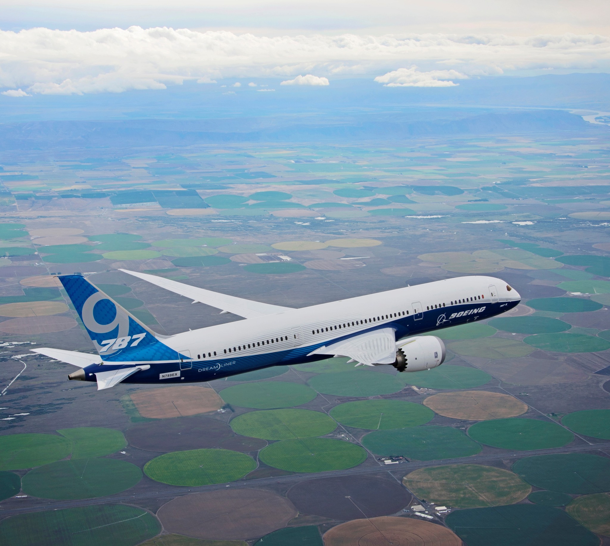 Boeing 787-9 Dreamliner's first flight anniversary