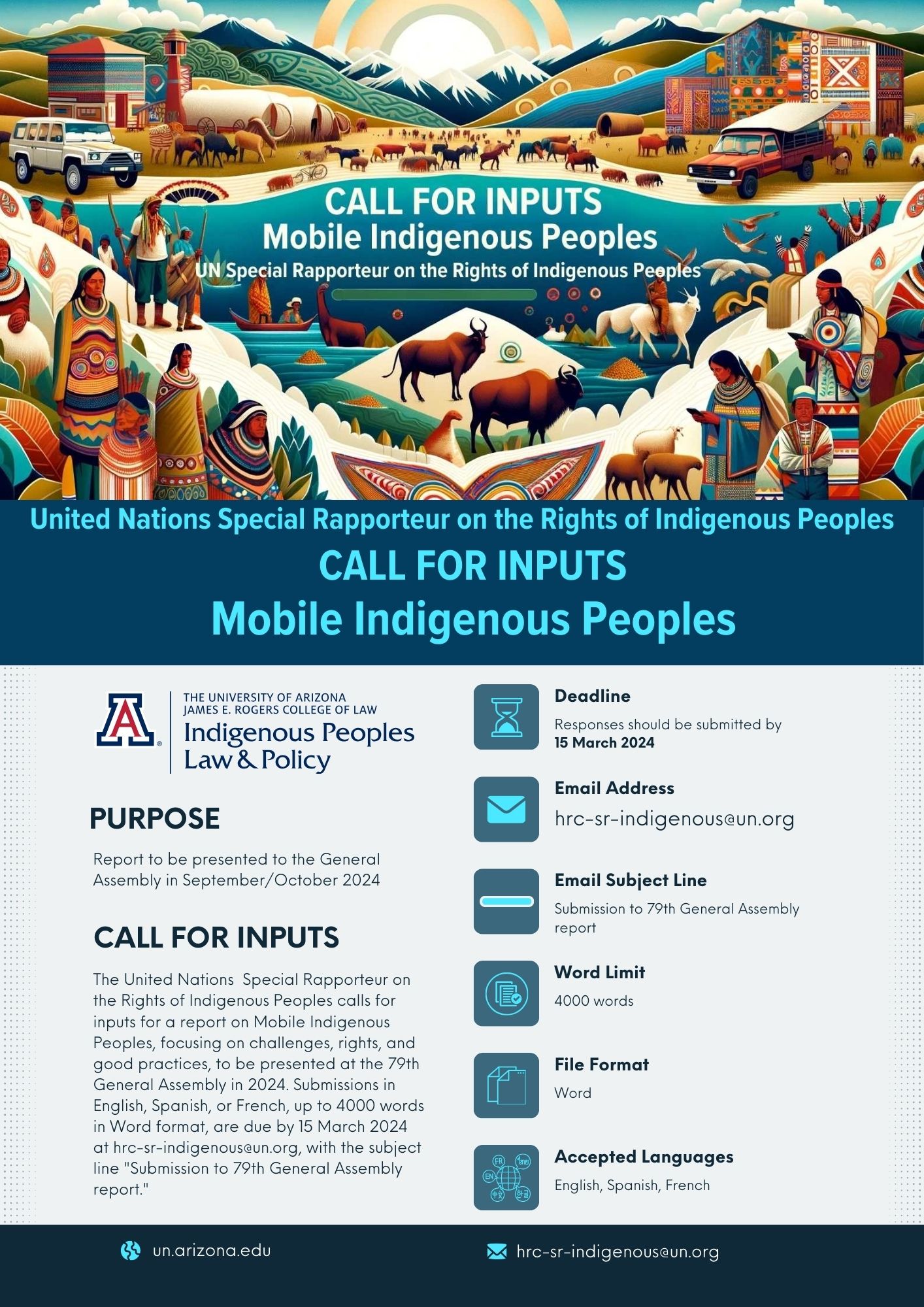 UN Special Rapporteur on the rights of indigenous Peoples at UArizona ...