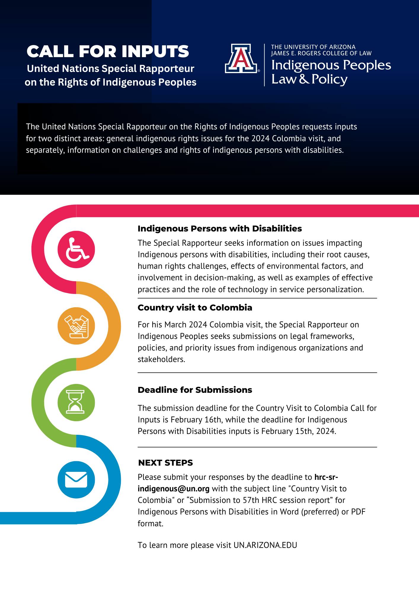 UN Special Rapporteur on the rights of indigenous Peoples at UArizona ...