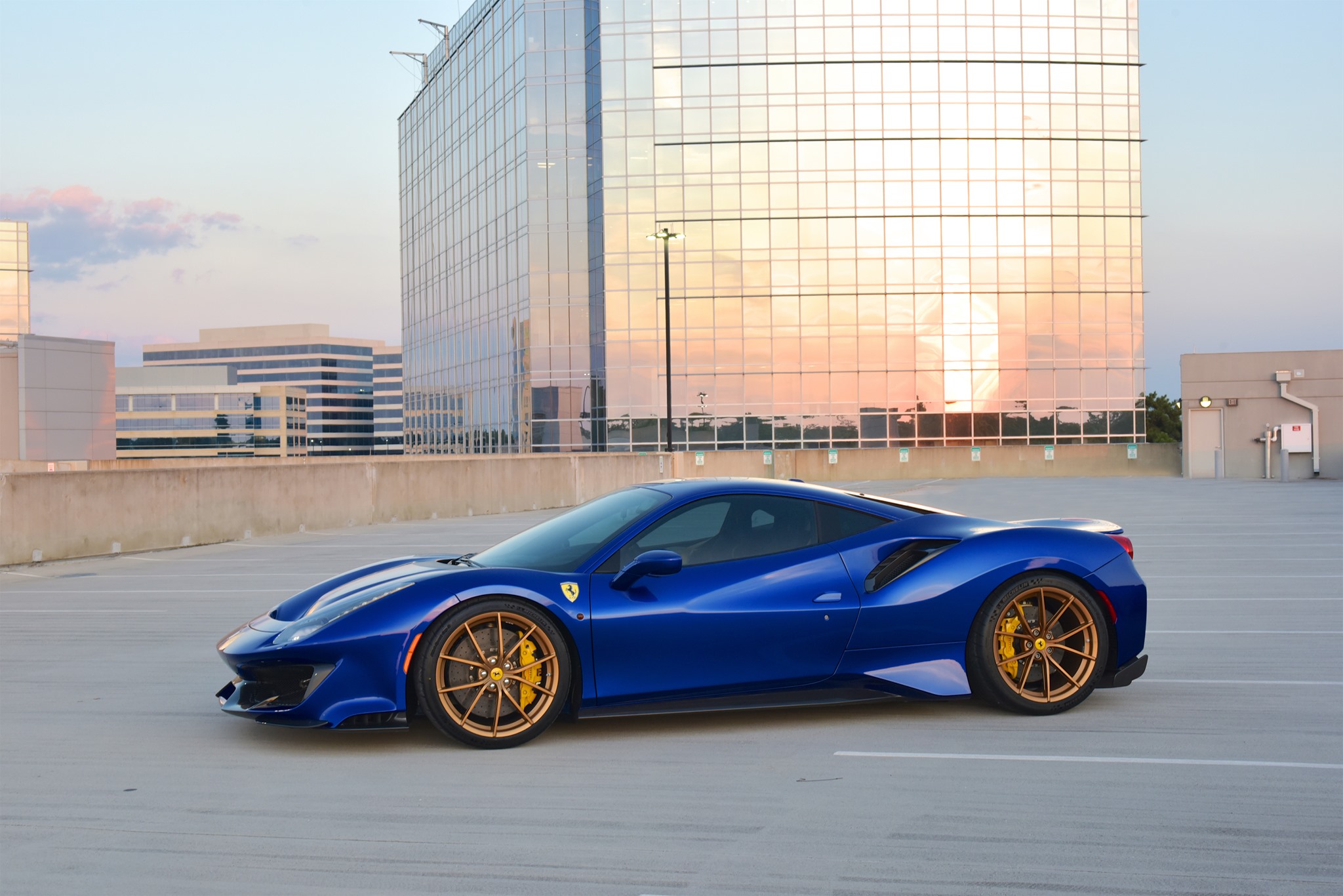 Beautiful Ferrari 488 Pista with Novitec suspension by 