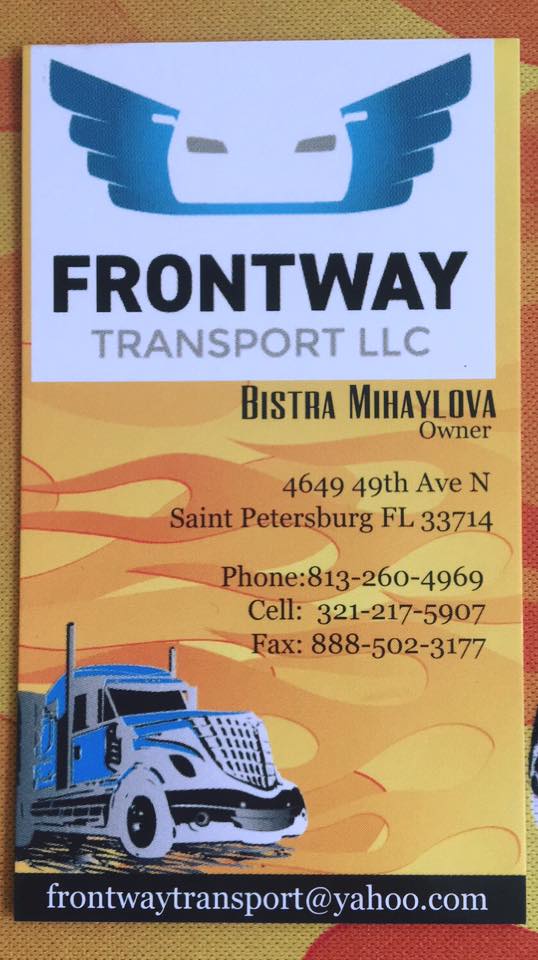 Frontway Transport LLC | Saint Petersburg FL
