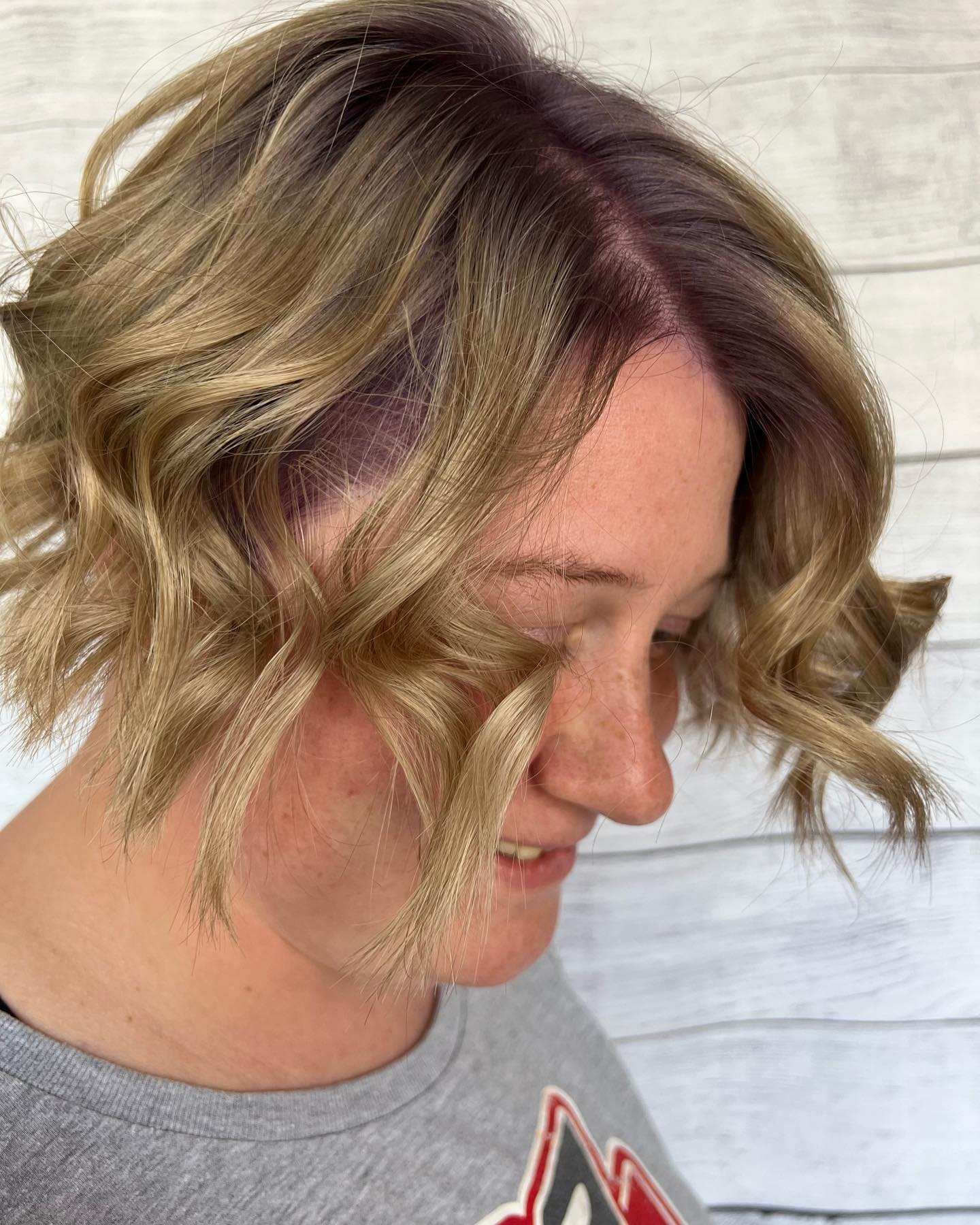 My sisters purple root is back!... - Kaci’s Color N Cuts | Facebook