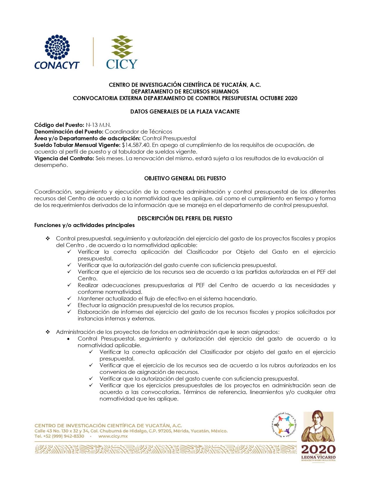 PLAZ... - CICY - Centro de Investigación Científica de Yucatán | Facebook