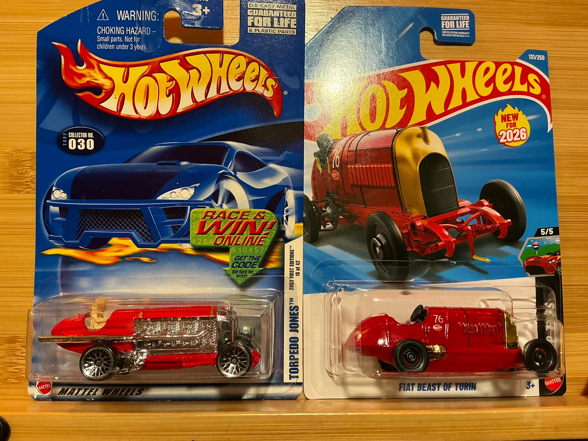Torpedo Jones Hot Wheels car design comparison