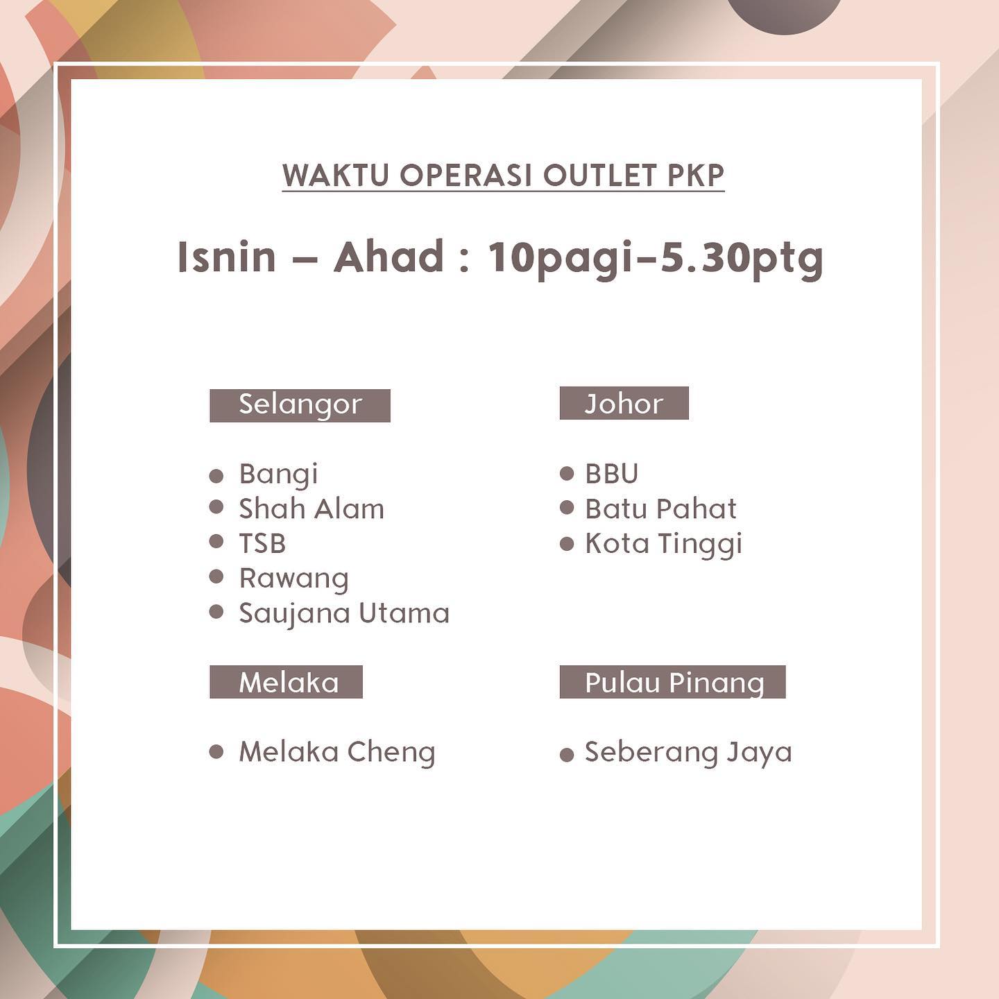 Waktu Operasi Outlet Pkp Pkpb Pkpp Sendayu Tinggi Hq Facebook