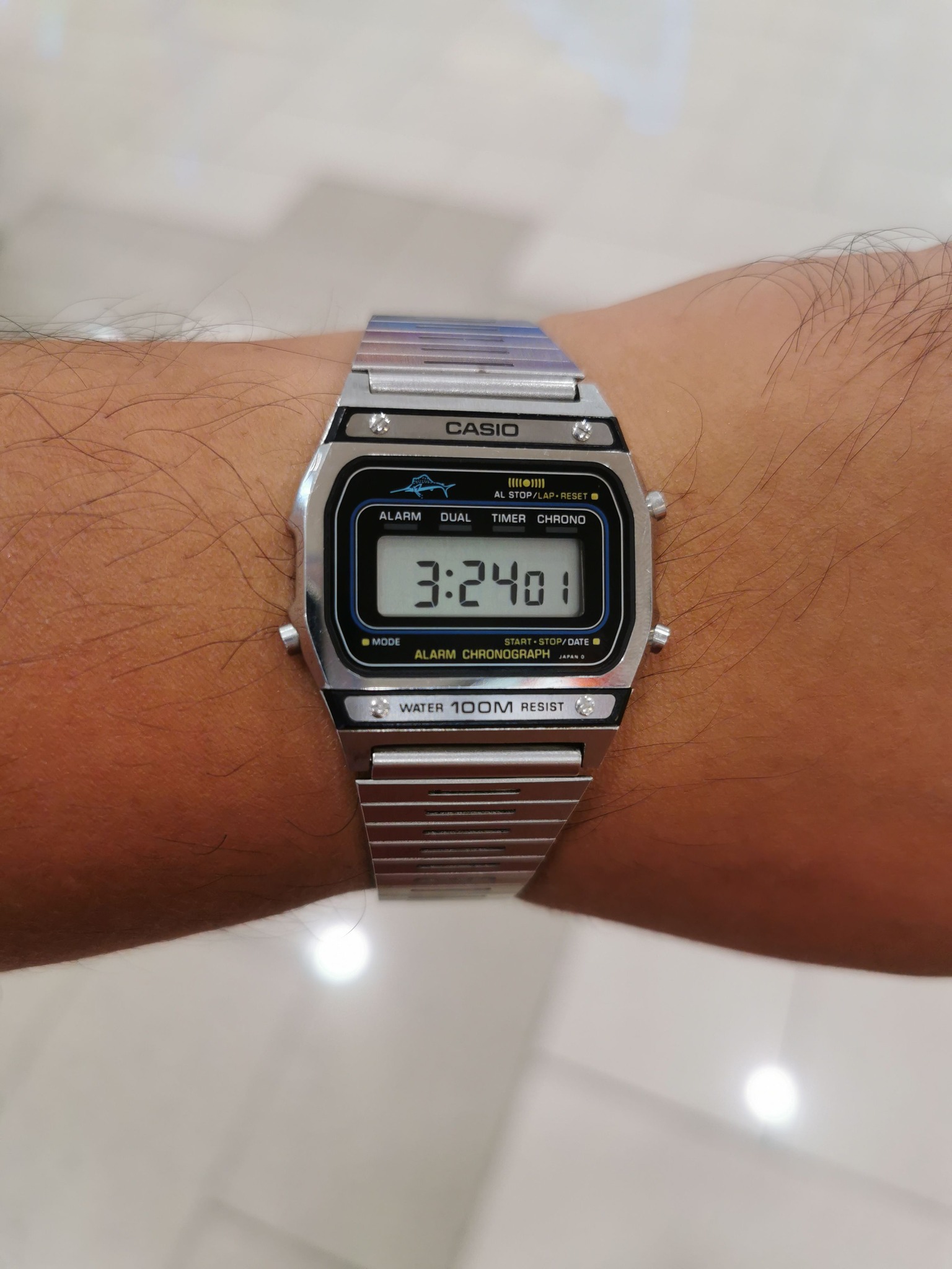 Casio AD722 Marlin world time watch