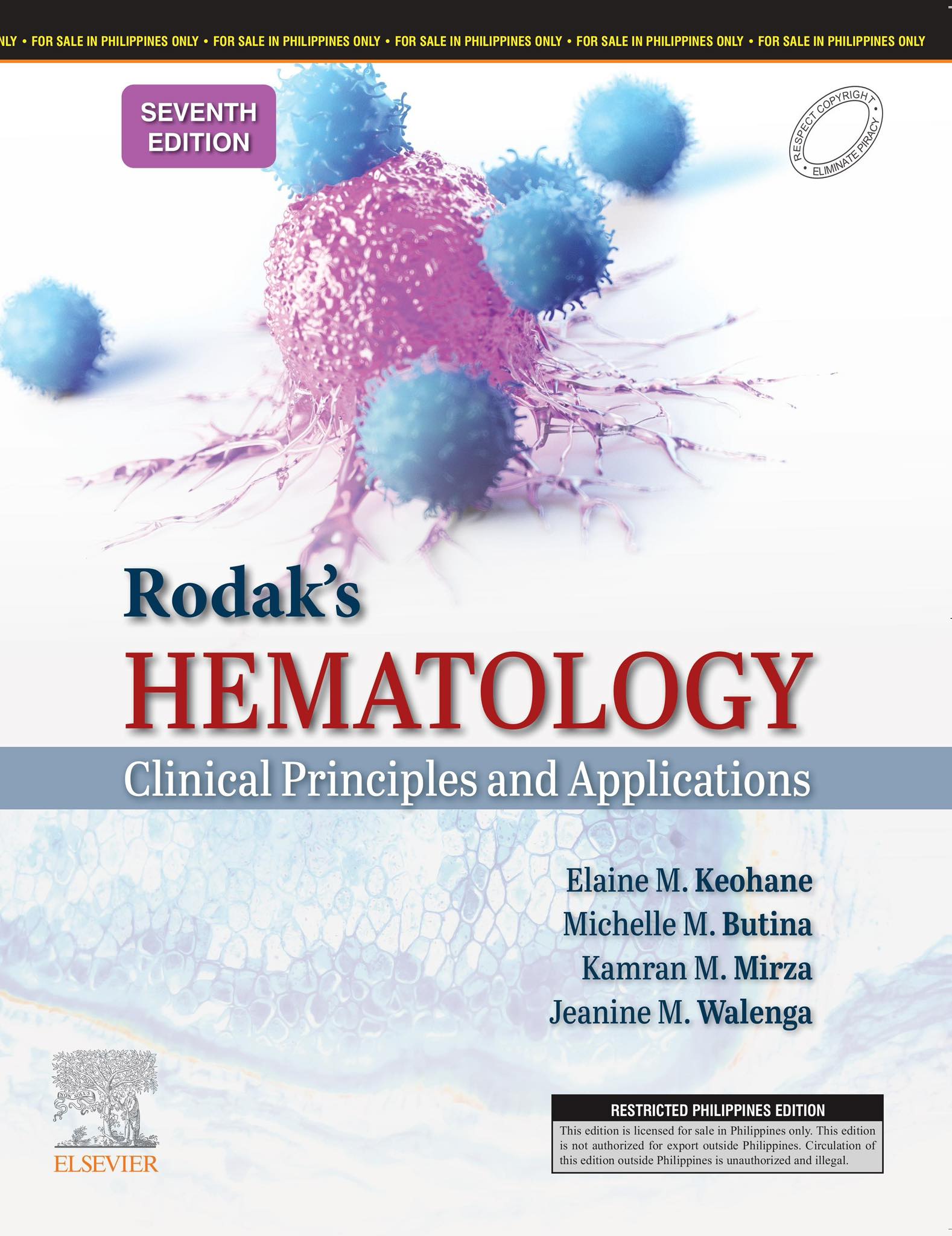 MEDTECH BOOKS FOR SALE | Lf rodak’s hematology 7th edition book or pdf ...