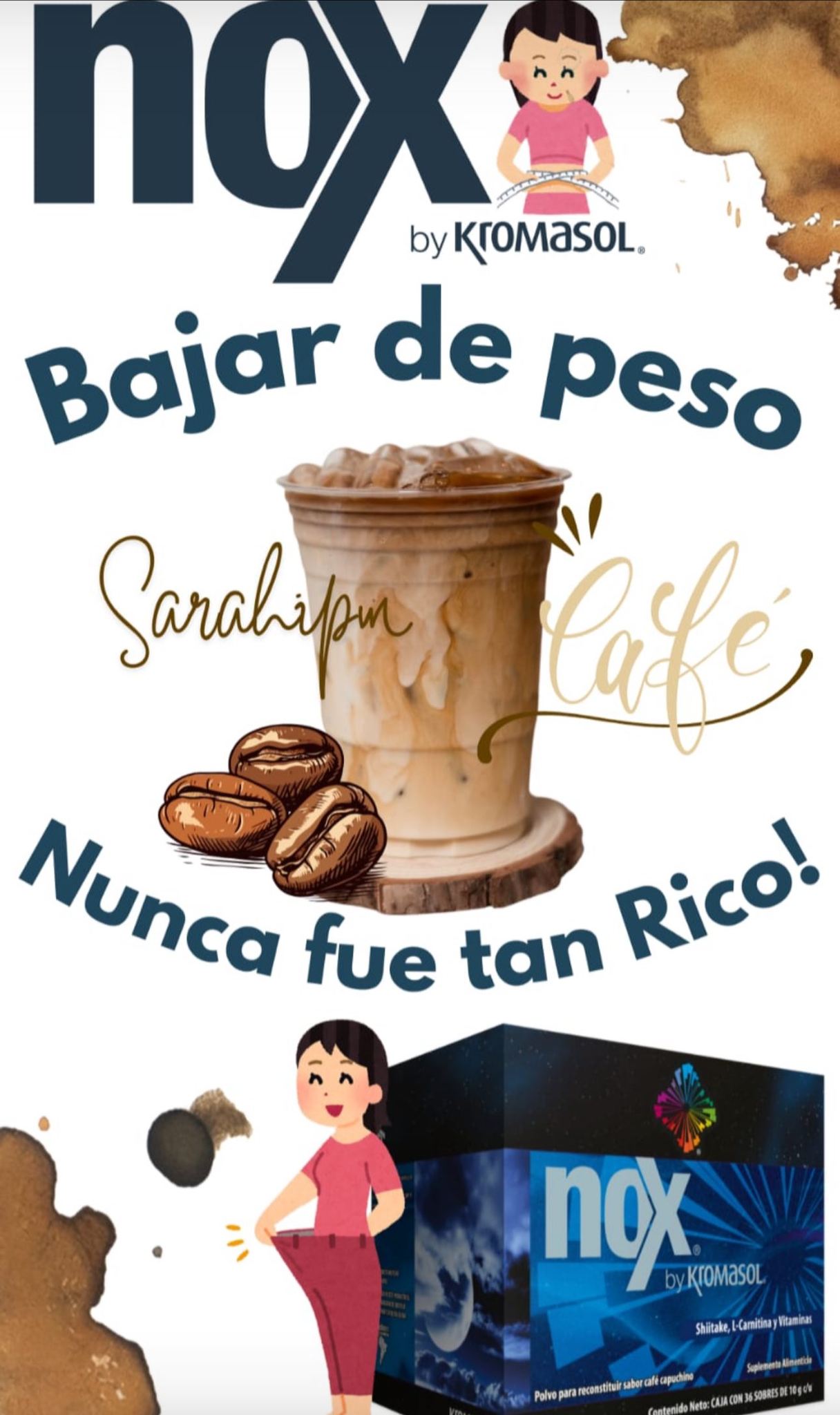 Eres Amante del café ya conoces NOX DE KROMASOL y sus beneficios un producto que cambiará tu vida