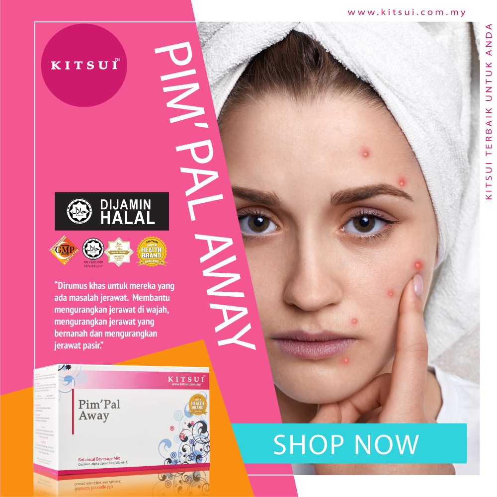 Kitsui Beauty Pim Pal Away Dirumus Khas Untuk Mereka Yang Ada Masalah Jerawat Membantu Mengurangkan Jerawat Di Wajah Mengurangkan Jerawat Yang Bernanah Dan Mengurangkan Jerawat Pasir Sesuai Untuk Mereka Yang