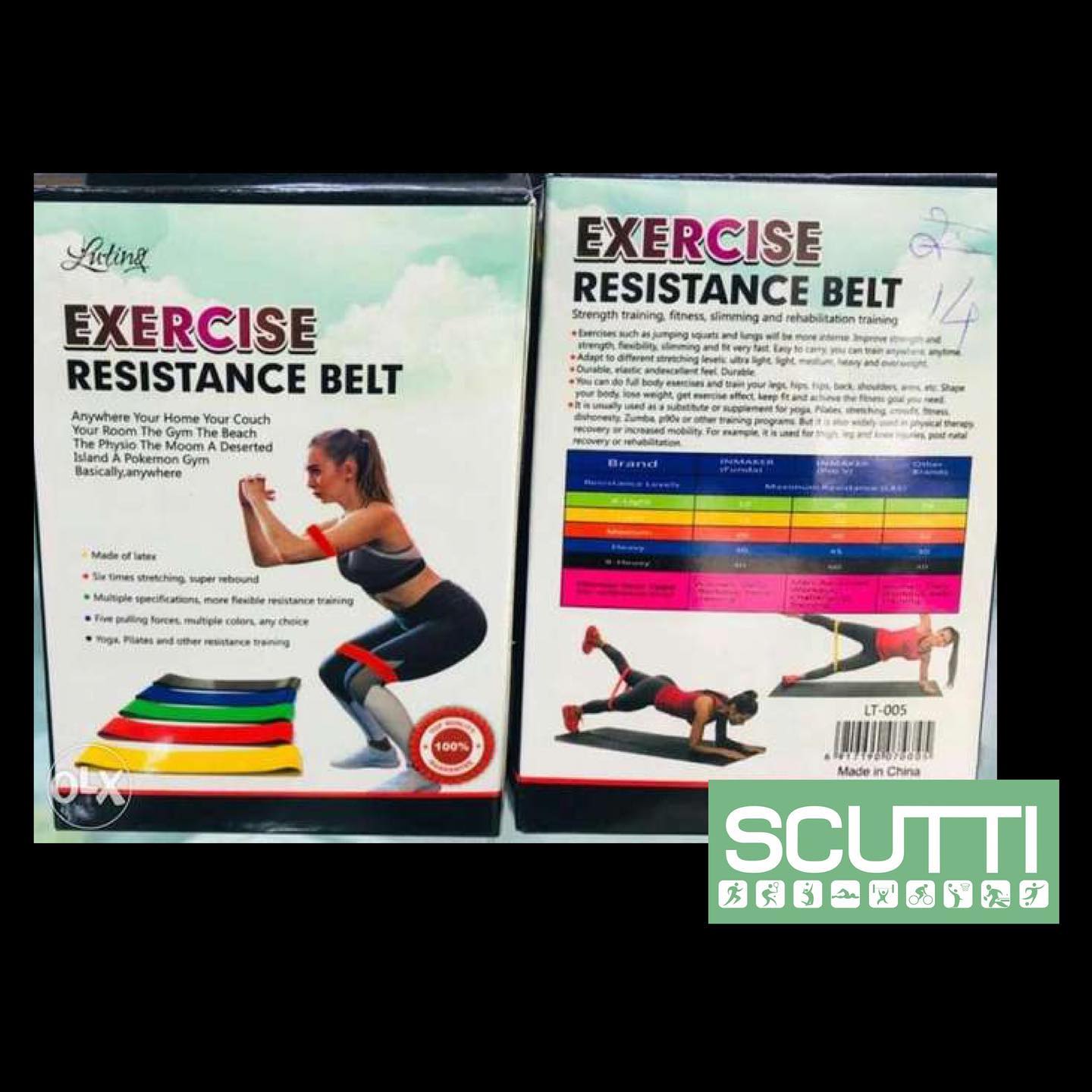 Deportes Scutti - 〽️BANDAS ELÁSTICAS〽️ *Caja con 5 Bandas... | Facebook