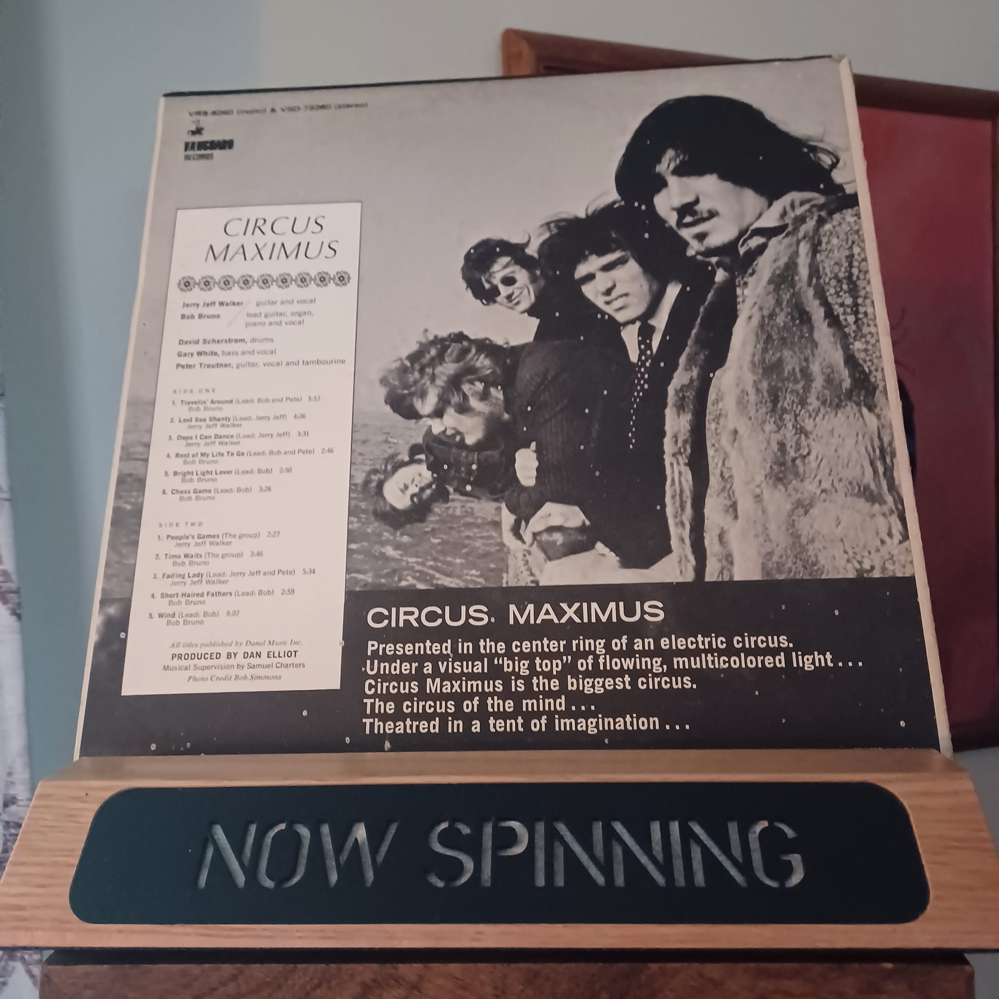 Original 1967 Circus Maximus album on vinyl