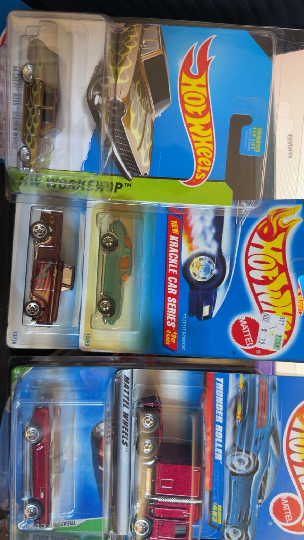 Hot Wheels treasure hunts found at yard sale